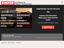 Tablet Screenshot of conference.fasterasset.com